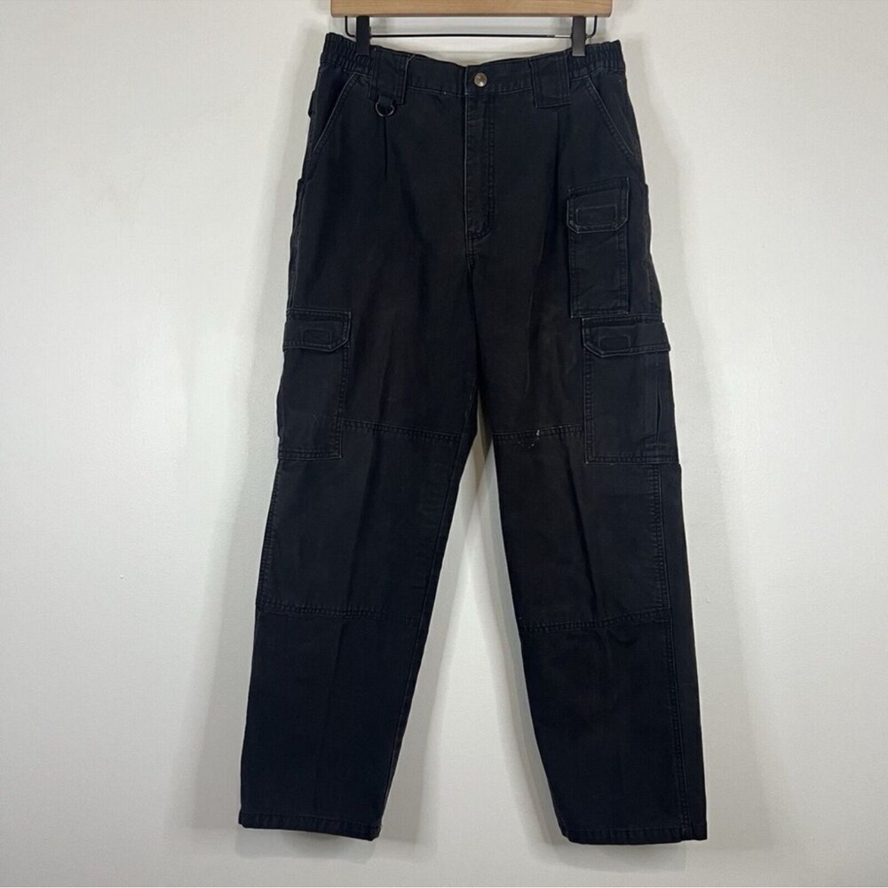5.11 Tactical Black Straight Leg Performance Cargo Pants 32W